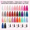 Coffret Manucure Complet PEACECOLOR – 65Pcs avec Vernis Gel, Lampe UV LED, Ponceuse & Top/Base Coat