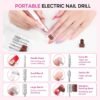Coffret Manucure Complet PEACECOLOR – 65Pcs avec Vernis Gel, Lampe UV LED, Ponceuse & Top/Base Coat