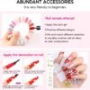 Coffret Manucure Complet PEACECOLOR – 65Pcs avec Vernis Gel, Lampe UV LED, Ponceuse & Top/Base Coat