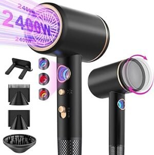 Tisoutec – Sèche-Cheveux Ionique Professionnel 2400 W